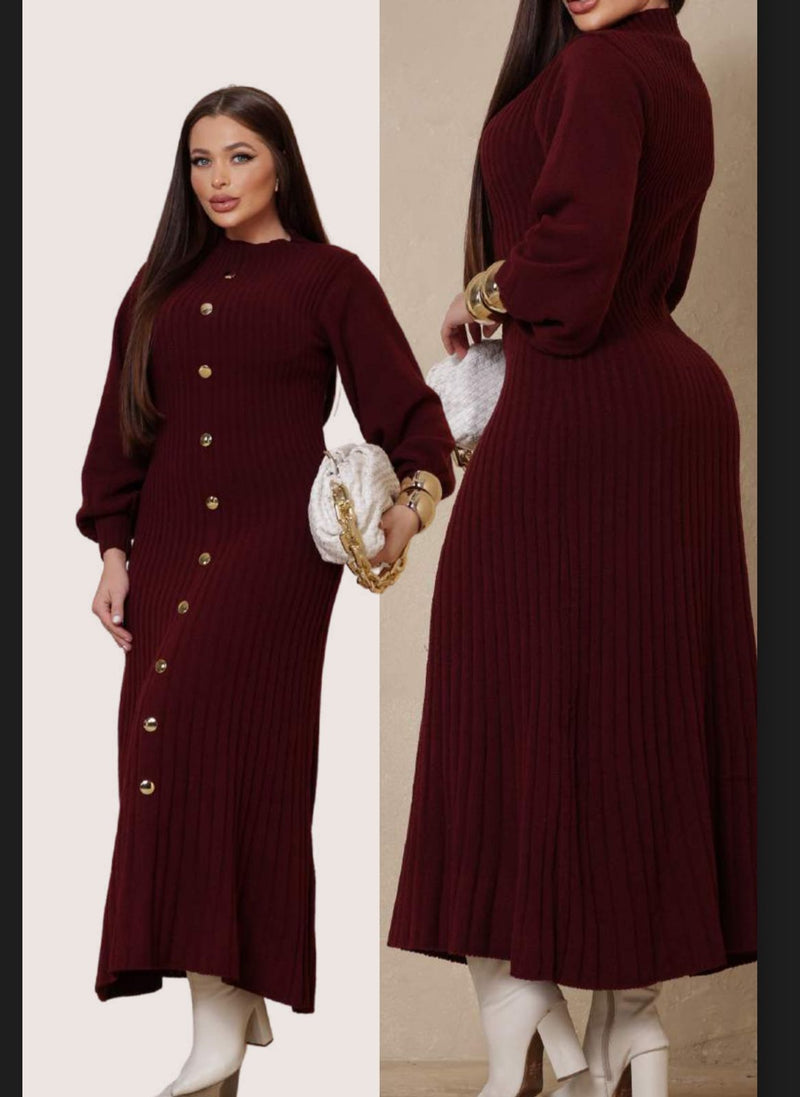 CONJUNTO  VESTIDO TRICÔ