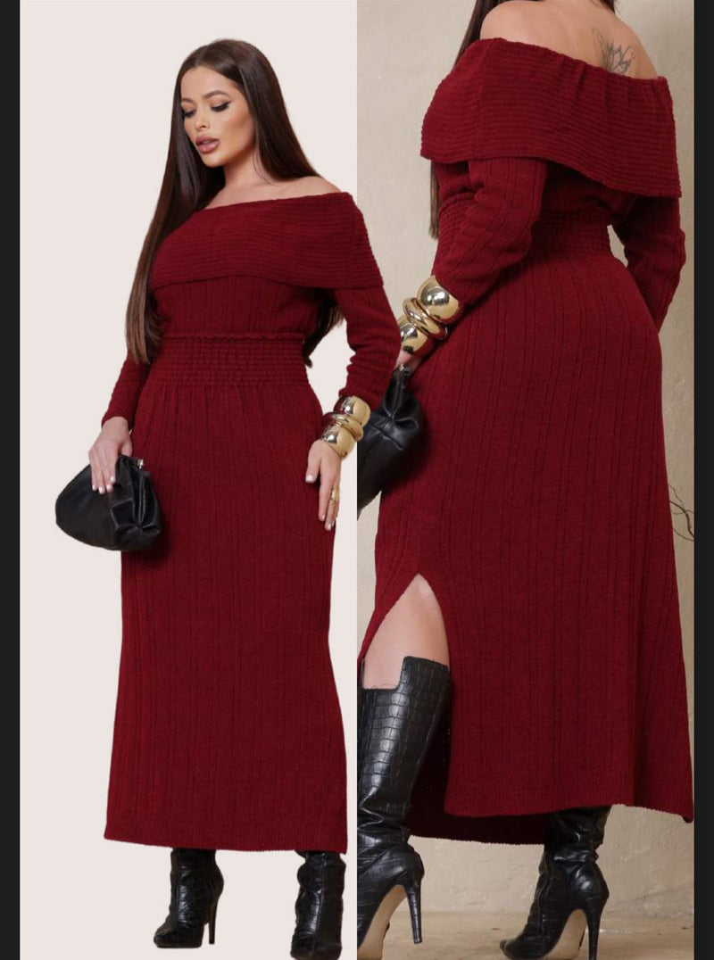 CONJUNTO  VESTIDO TRICÔ
